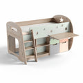 **Multifunctional Kids' Loft Bed with Storage and Desk**